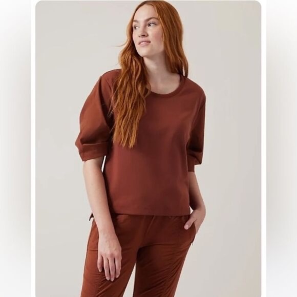 Athleta Harlow Hybrid Tee **HP** - Picture 5 of 5